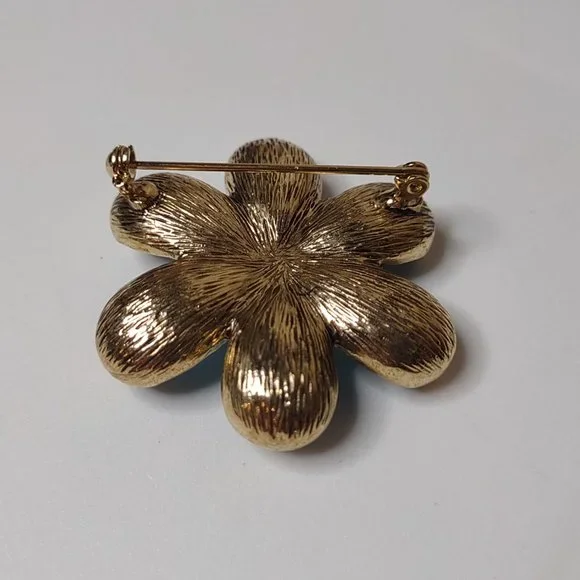 Very Pretty Multicolor Flower Brooch - Picture 5 of 10